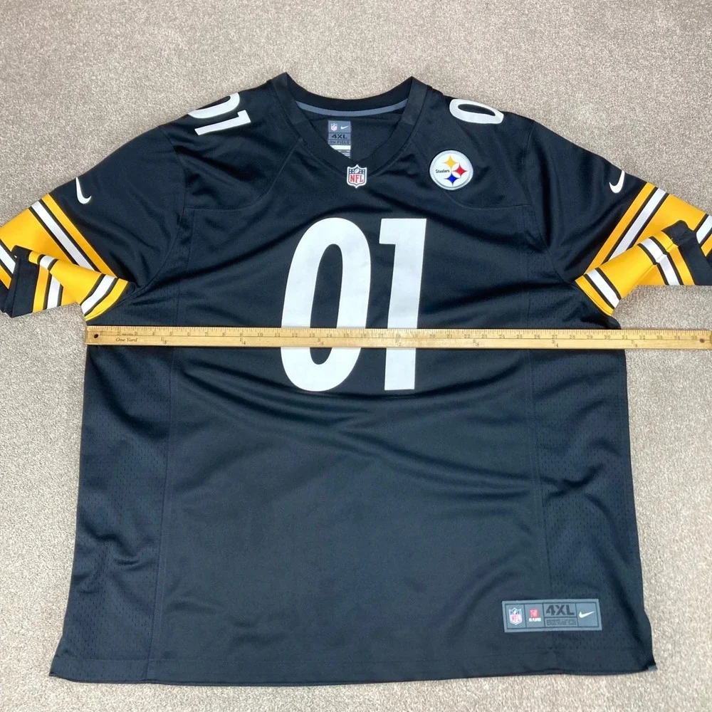 NFL Nike Pittsburgh Steelers Football Jersey Mens 4XL Black Horsley 01 Fan Gear